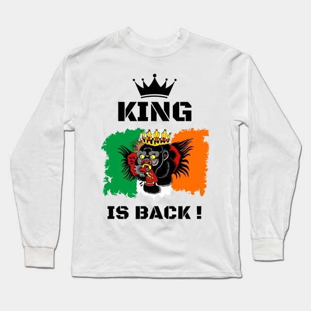 King is Back, Motherfukers !!! Long Sleeve T-Shirt by CSTMdesigns